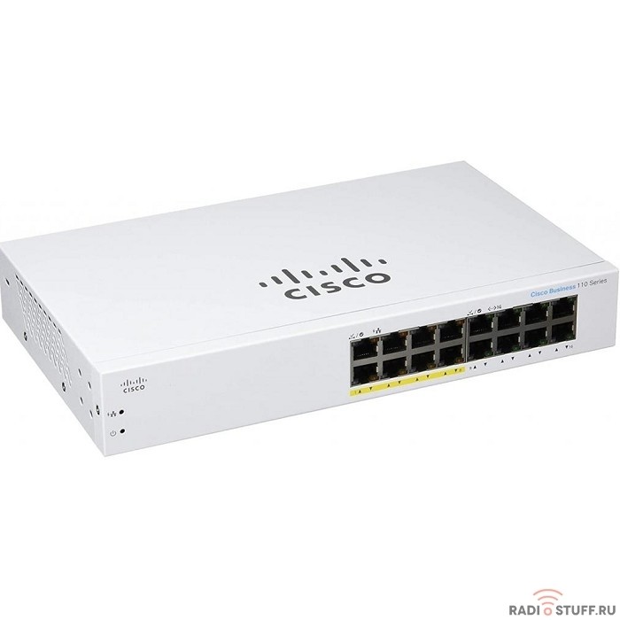 Cisco SB CBS110-16PP-EU Unmanaged 16-port GE, Partial PoE