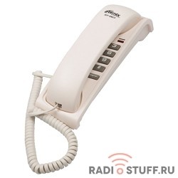 RITMIX RT-007 white {Телефон проводной Ritmix RT-007 белый [повторный набор, регулировка уровня громкости, световая индикац]}