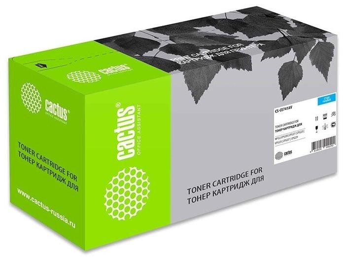 Картридж CYAN /CP5220/CP5221 7.3K CS-CE741A CACTUS