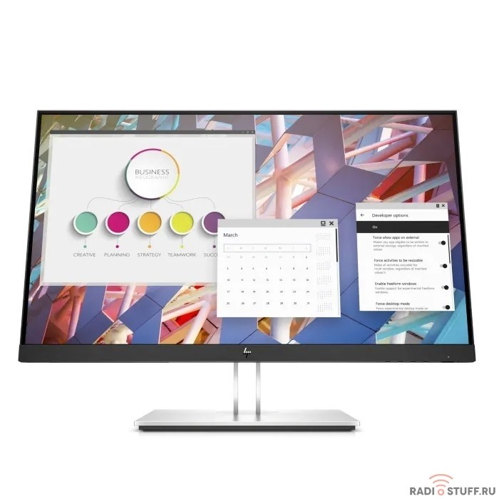LCD HP 27" E27 G4 черный {IPS 1920x1080 16:9 1000:1 250cd  D-Sub HDMI DisplayPort} [9VG71AA#ABB]