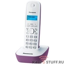 Panasonic KX-TG1611RUF (сиреневый) {АОН, Caller ID,12 мелодий звонка,подсветка дисплея,поиск трубки}