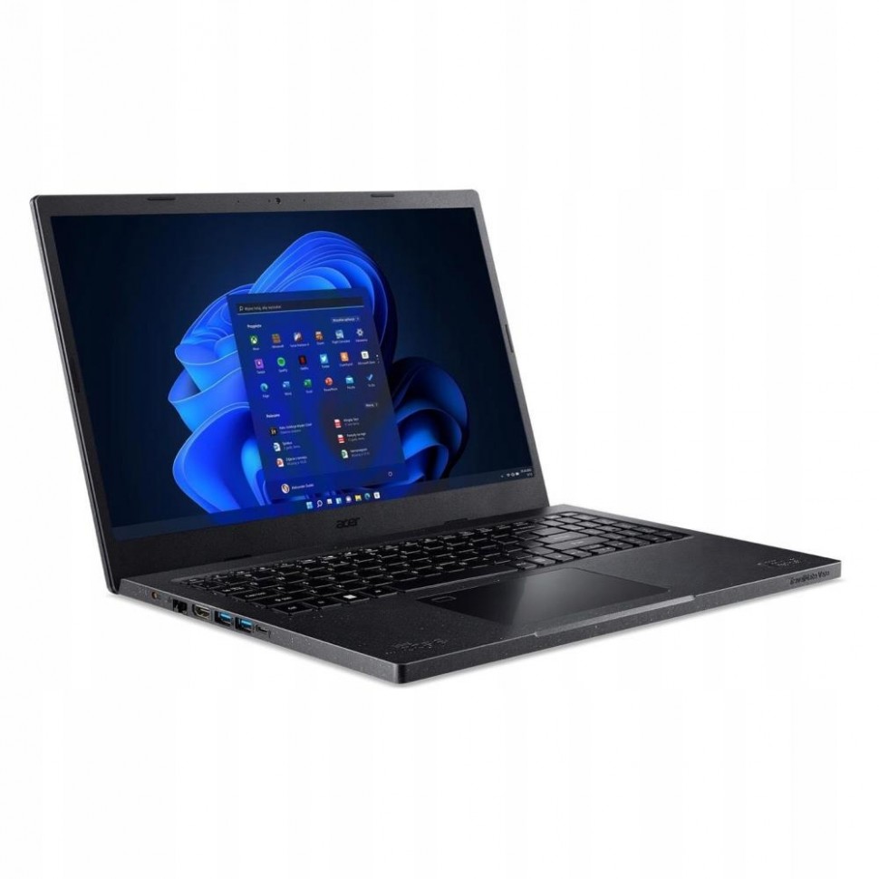 Ноутбук ACER TravelMate Vero 15.6" 1920x1080/Intel Core i5-1155G7/RAM 8Гб/SSD 512Гб/Intel iris Xe/ENG|RUS/Windows 11 Pro черный/1.83 кг NX.VU2EP.002