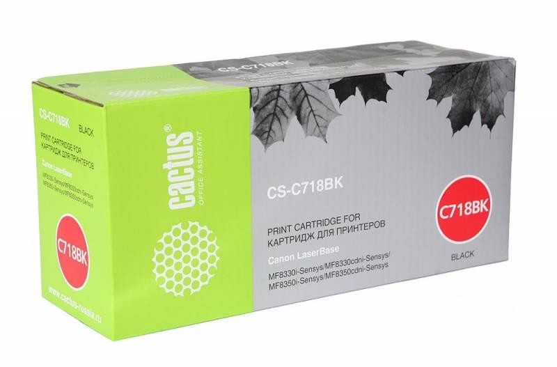 Картридж BLACK /MF8330I 3.4K CS-C718BK CACTUS
