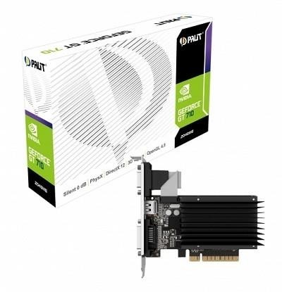 Видеокарта PCIE16 GT710 2GB GDDR3 PA-GT710-2GD3H PALIT