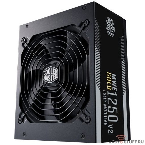 Power Supply Cooler Master MWE Gold V2 ( MPE-C501-AFCAG), 1250W, ATX, 140mm, 24+4pin, 12xSATA, 8xPCI-E(6+2), APFC, 80+ Gold, w/UK Cable, Full Modular
