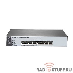 HP J9982A Коммутатор HPE 1820-8G-PoE+ управляемый 19U 8x10/100/1000BASE-T из них 4 PoE+, 65W                 