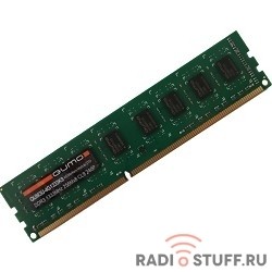 QUMO DDR3 DIMM 4GB (PC3-12800) 1600MHz QUM3U-4G1600K11(R) 256x8chips