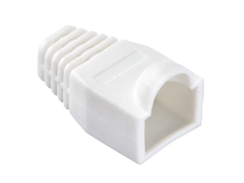 Изолирующий колпачок для RJ45 белый, D-6 мм, 100шт, NETKO Optima