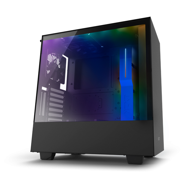 NZXT CA-H500W-BL H500i SMART ATX MATTE BLACK/BLUE