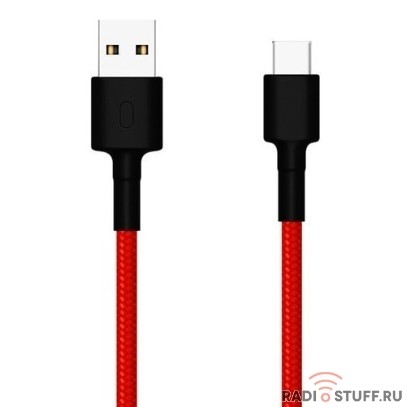 Xiaomi Mi Type-C Braided Cable (Red) [SJV4110GL] Кабель