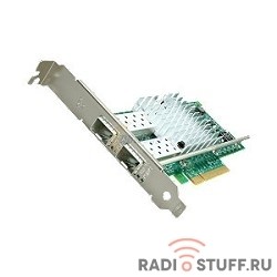 INTEL E10G42BTDA/BFSRBLK (980139/927249/927247 ) Плата сетевого контроллера INTEL X520-DA2 oem (Ethernet,1GbE/10GbE, 2 ports) 