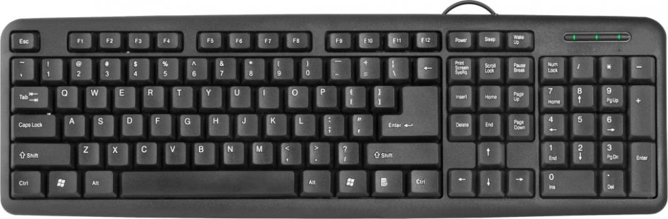 Клавиатура USB #1 HB-420 RU BLACK 45420 DEFENDER