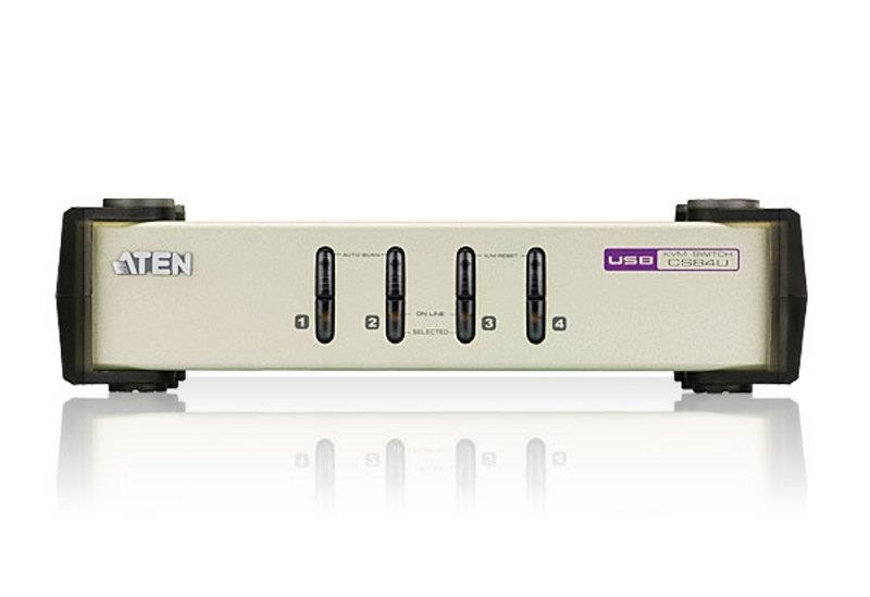 KVM-переключатель Aten CS84U-AT, PS2 USB 4PORT 