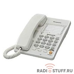 Panasonic KX-TS2363RUW (белый) {однокноп.набор 20 ном., спикерфон, автодозвон}