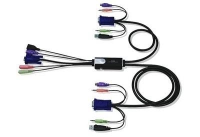 KVM-переключатель Aten CS52A-A7 W/CAB, USB 2PORT VGA 