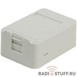 Розетка внешняя RJ-45, 6 cat, 1порт, 5bites